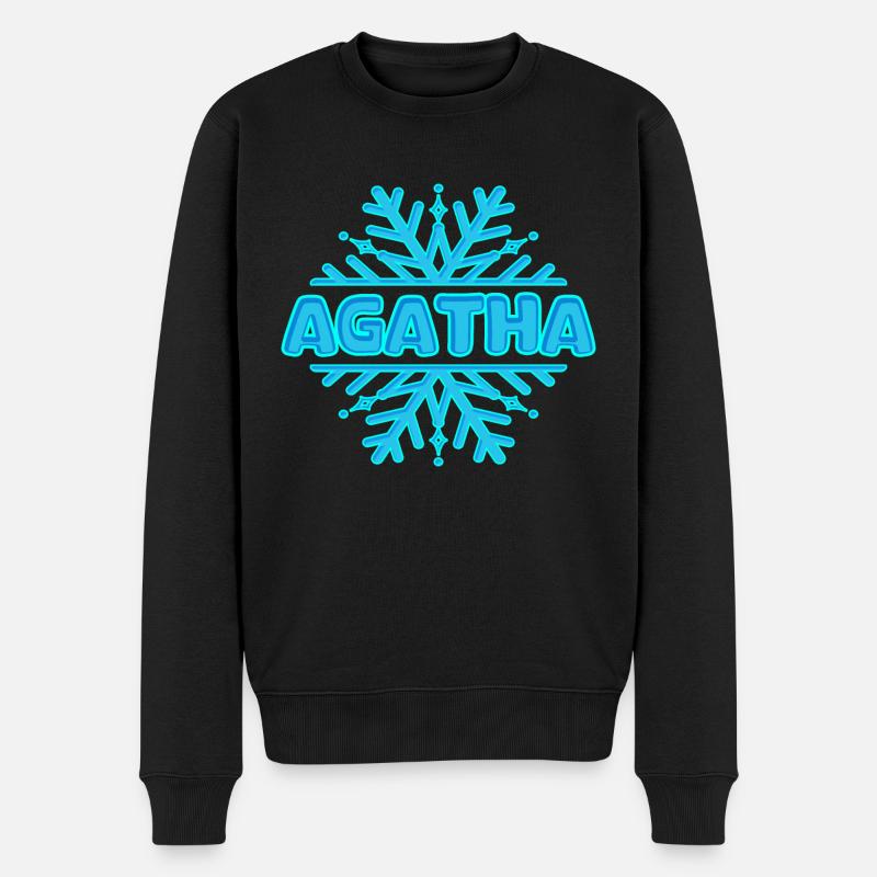 Agatha dans le rôle d’Agatha - Pull Premium bio Homme - noir