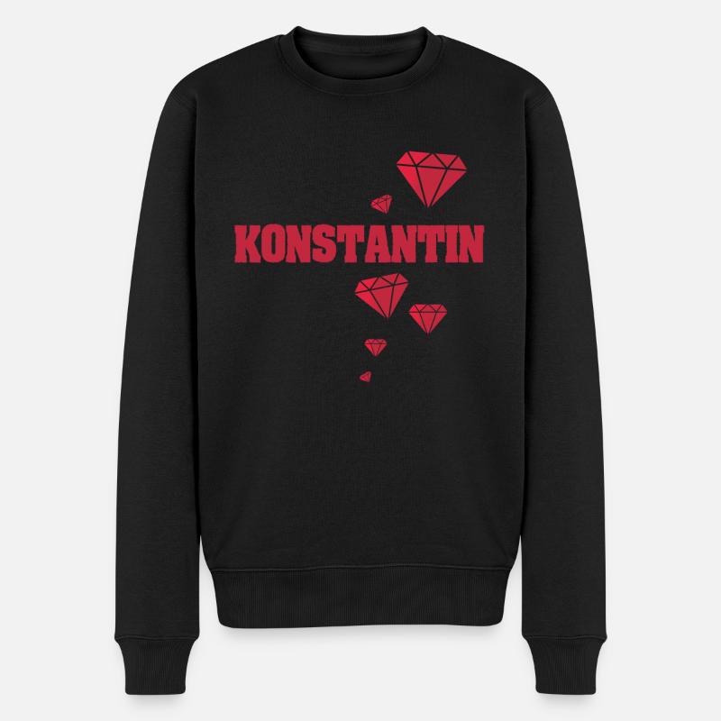 Konstantin - Pull Premium bio Homme - noir