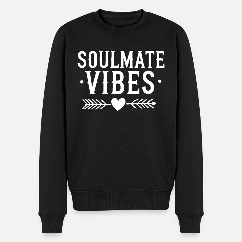 Vibrations de l’âme sœur - Pull Premium bio Homme - noir