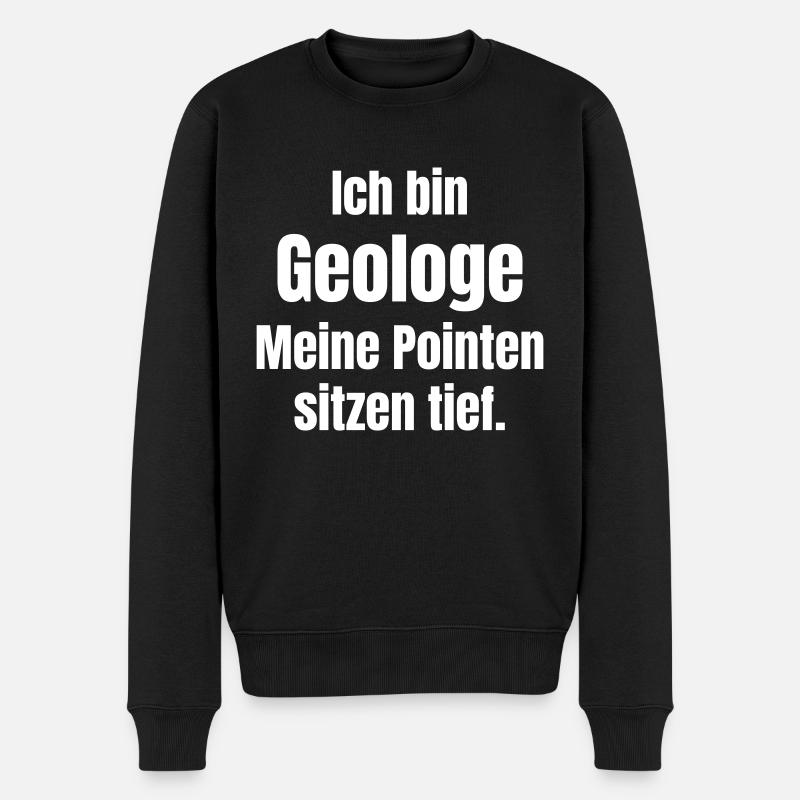 Géologue - Pull Premium bio Homme - noir