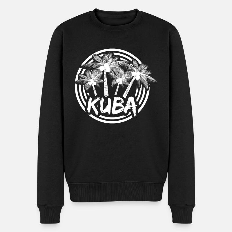 Vacances Cuba - Pull Premium bio Homme - noir