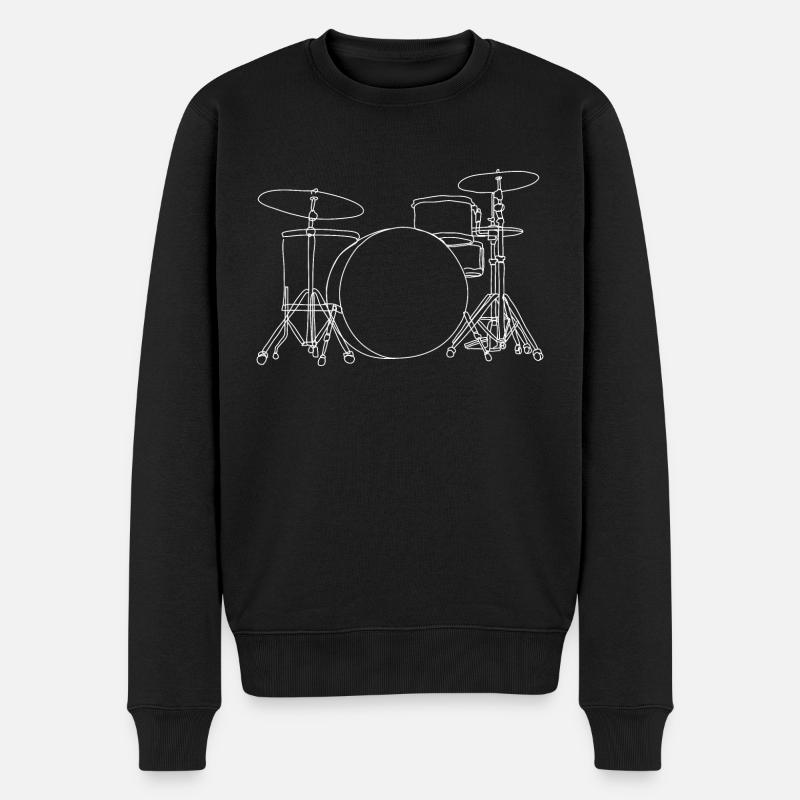 Batteries - Pull Premium bio Homme - noir