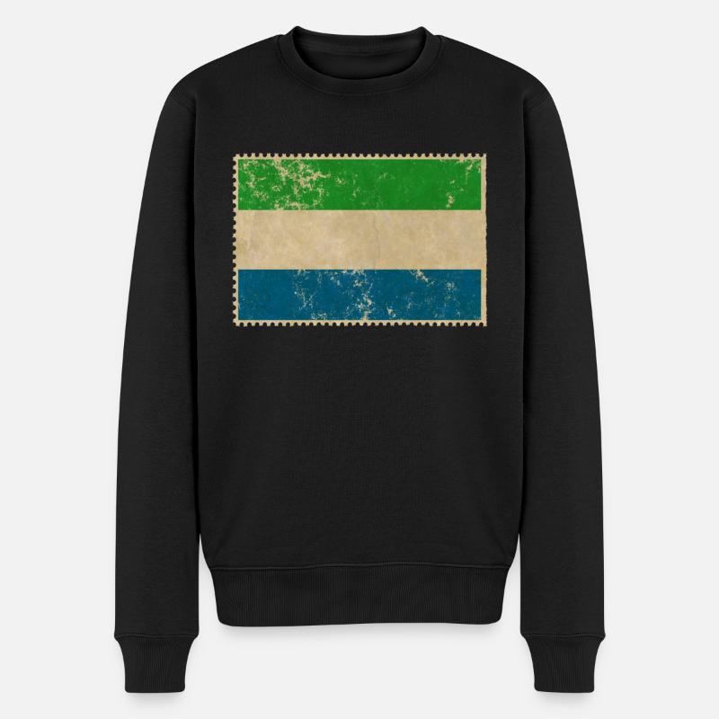 Sierra Leone - Pull Premium bio Homme - noir