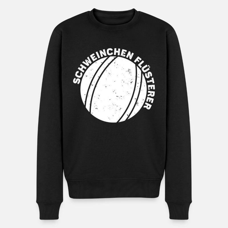 BOULE - Männer Premium Bio Pullover - Schwarz