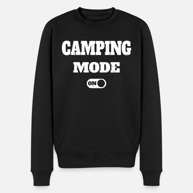 Mode Camping activé - Pull Premium bio Homme - noir