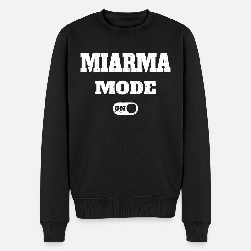 Modo Miarma activé - Mode activé - Pull Premium bio Homme - noir