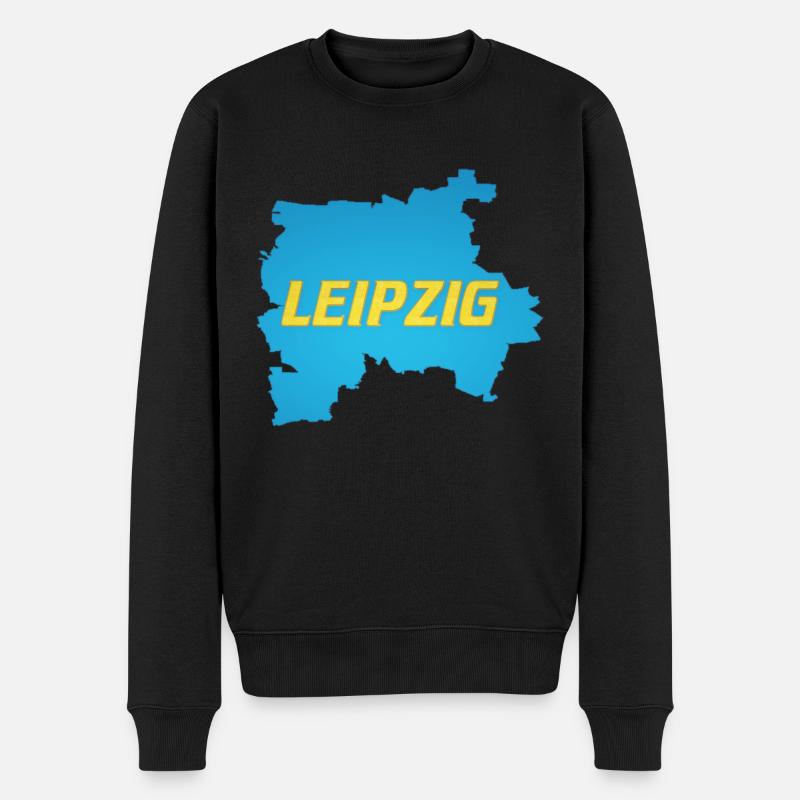 LEIPZIG - Pull Premium bio Homme - noir