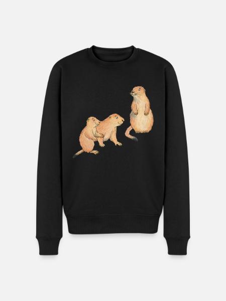 Prairie dogs - Men's Premium Organic Jumper - black