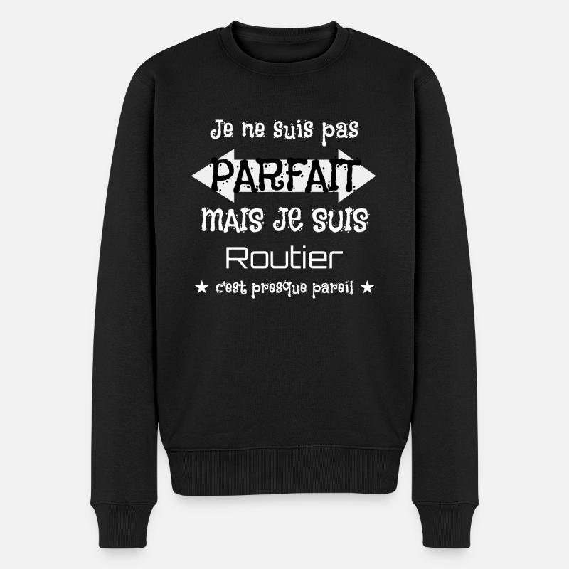 Routier - Pull Premium bio Homme - noir