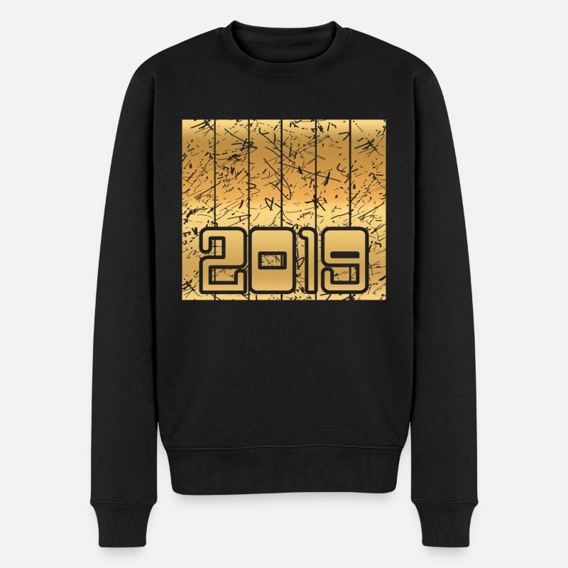 Vert 2019 - Pull Premium bio Homme - noir