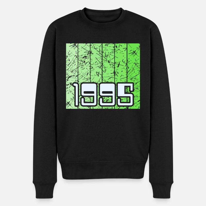 Vert 1995 - Pull Premium bio Homme - noir