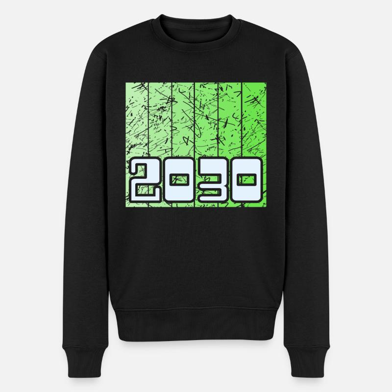 Année 2030 - Pull Premium bio Homme - noir