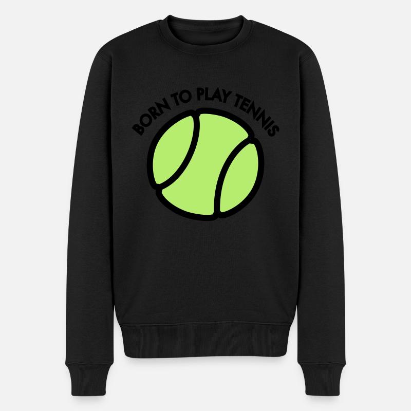 Tennis - Pull Premium bio Homme - noir