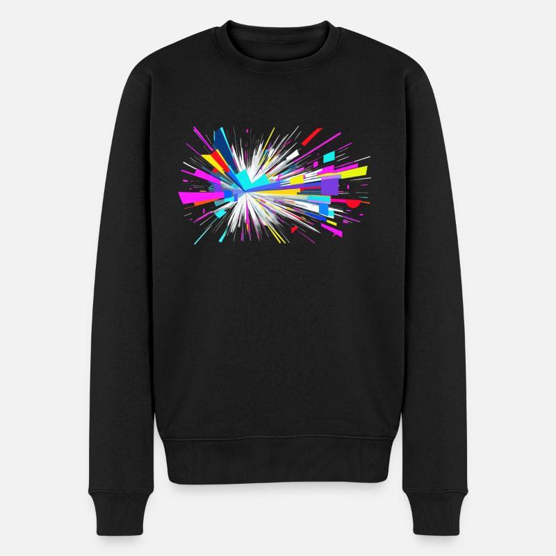 Les couleurs vont boom - Pull Premium bio Homme - noir
