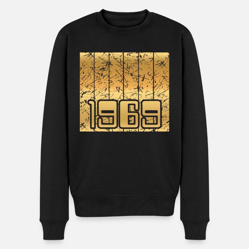 Gebürtig 1969 - Männer Premium Bio Pullover - Schwarz