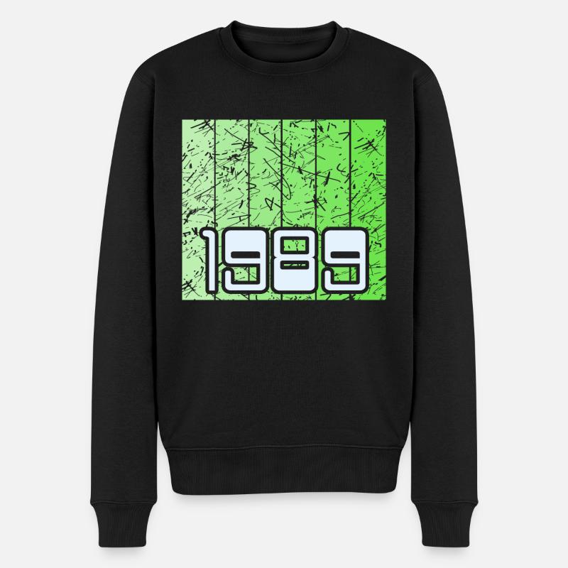 Vert 1989 - Pull Premium bio Homme - noir