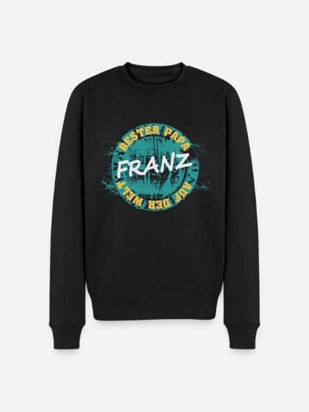 Father's Day Franz - Men's Premium Organic Jumper - black