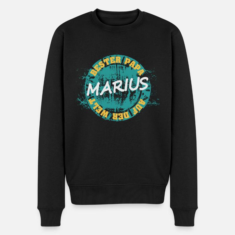 Marius - Men's Premium Organic Jumper - black