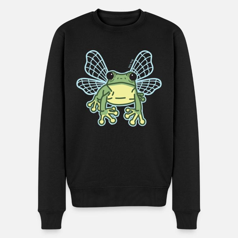 Grenouille fée - Pull Premium bio Homme - noir