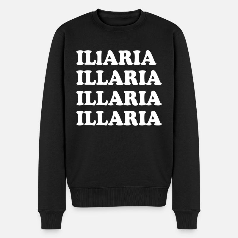 Nom : Illaria - Pull Premium bio Homme - noir