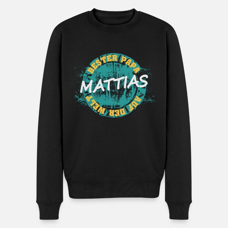 Cadeau pour Mattias - Pull Premium bio Homme - noir