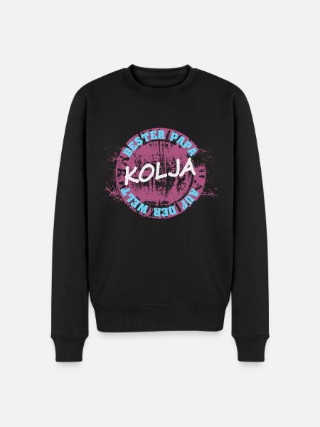 Father's Day Kolja - Men's Premium Organic Jumper - black