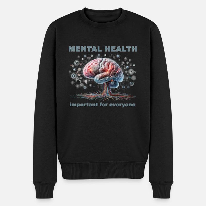 Gesundheit - Männer Premium Bio Pullover - Schwarz