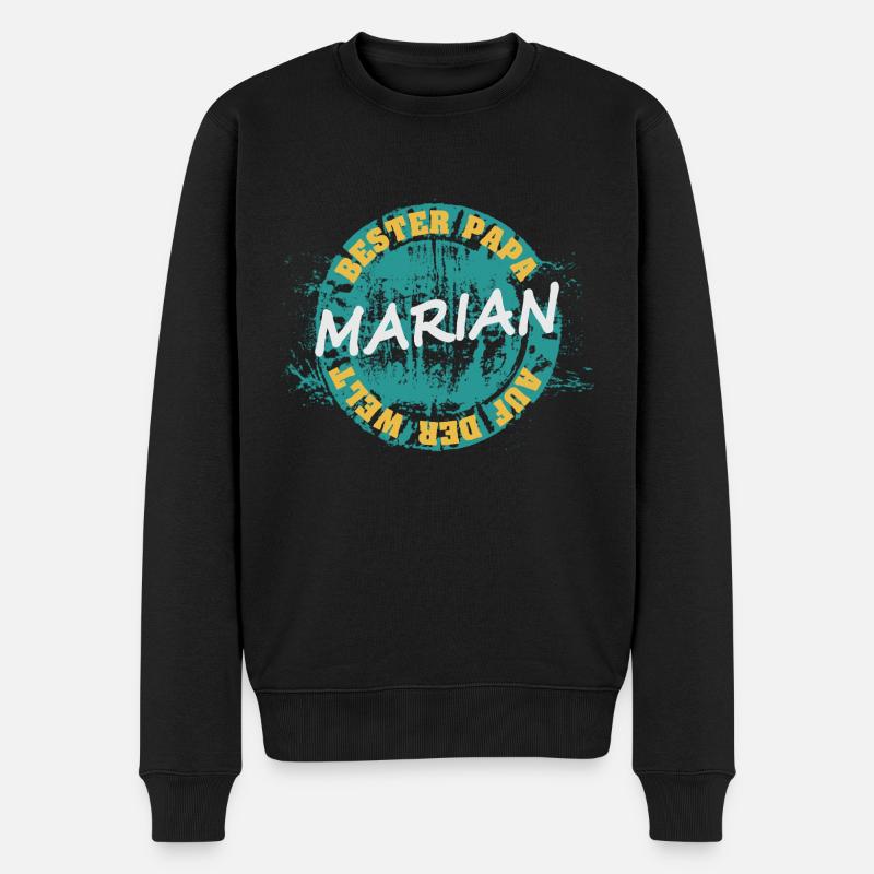 Fête des pères Mariale - Pull Premium bio Homme - noir