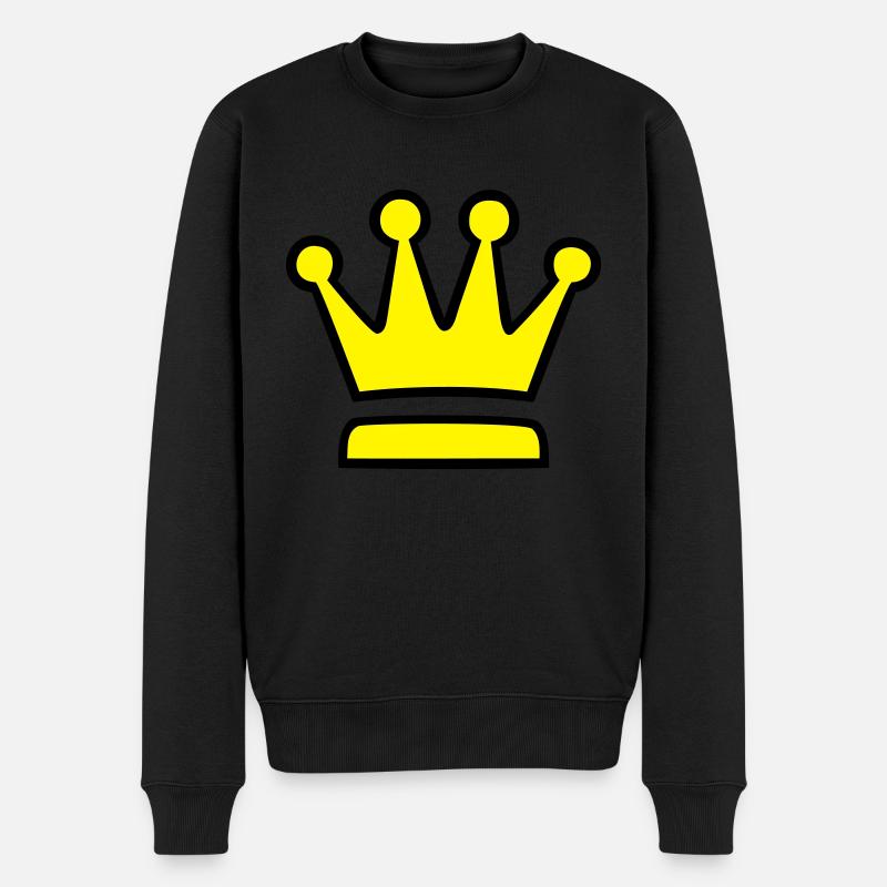Couronne (couronne) 04.1 - Pull Premium bio Homme - noir