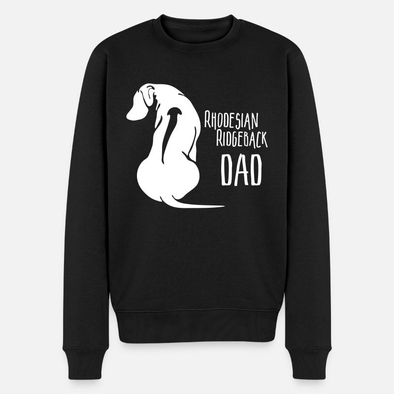 Rhodesian Ridgeback Dad - Men's Premium Organic Jumper - black