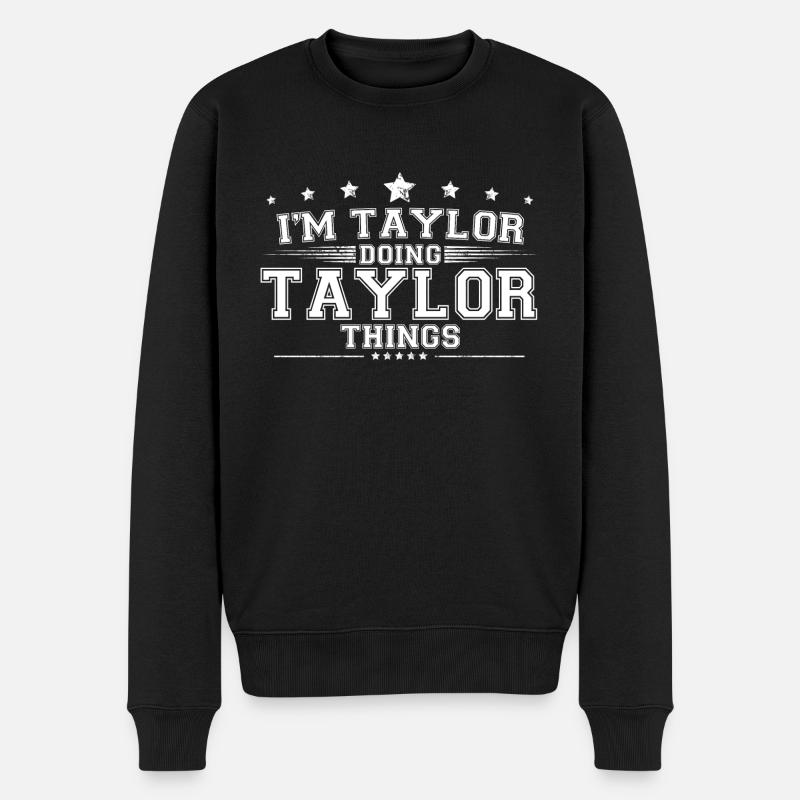 Taylor - Pull Premium bio Homme - noir
