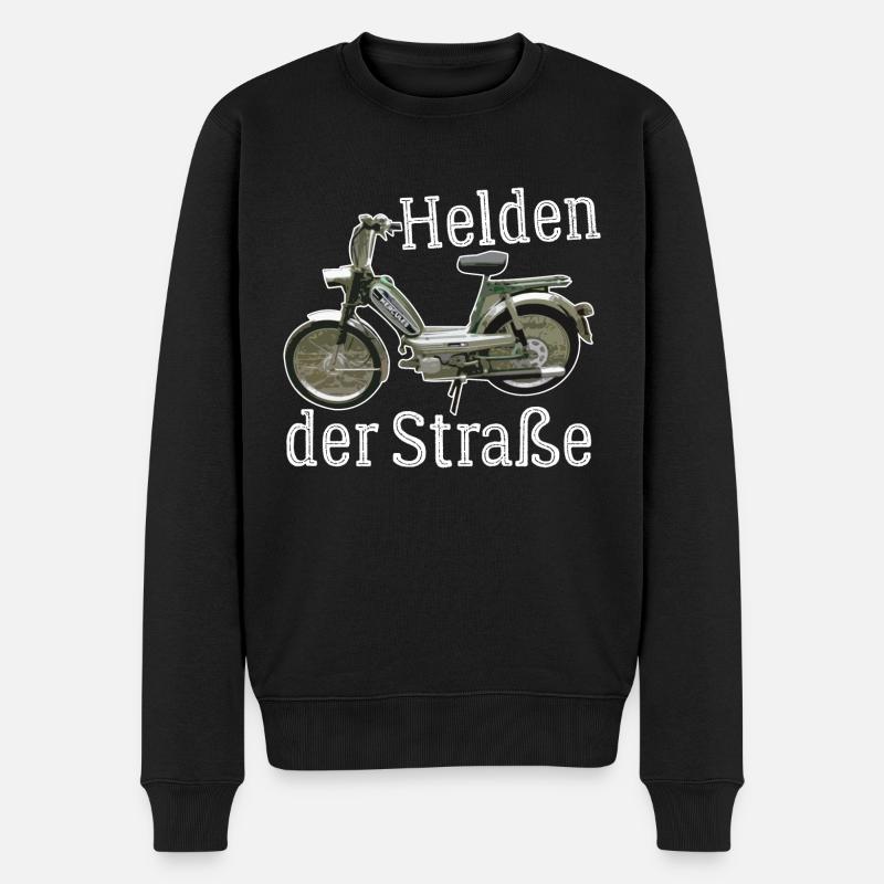 Hercules Prima 5 T-Shirt I 25 Kmh Moped - Männer Premium Bio Pullover - Schwarz