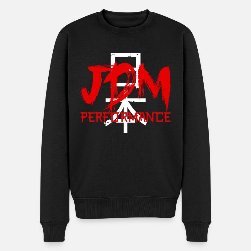 JDM Performance Tuning - Männer Premium Bio Pullover - Schwarz
