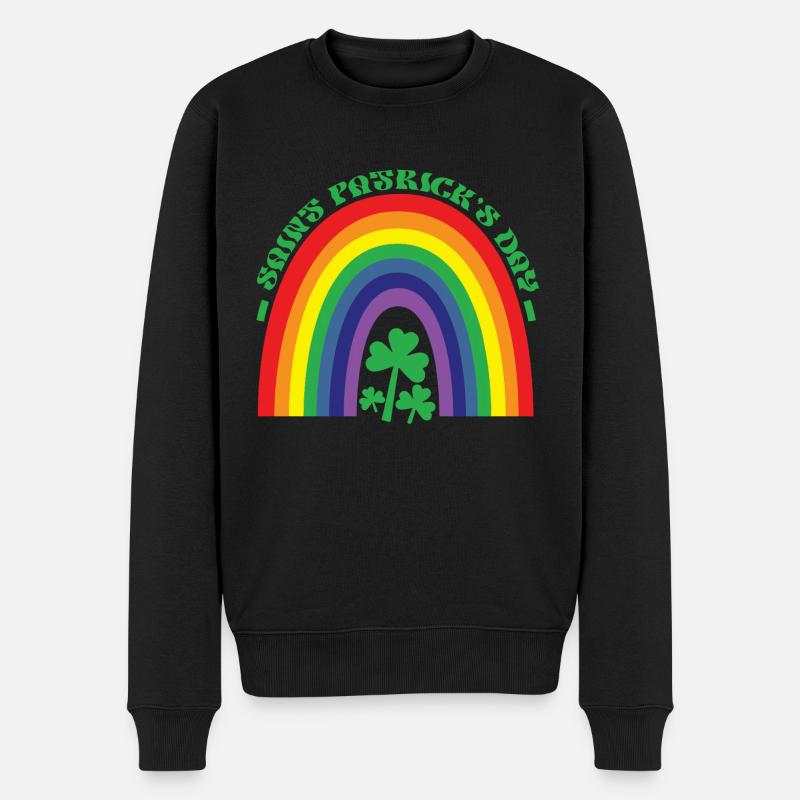 Saint Patrick s Day - Pull Premium bio Homme - noir