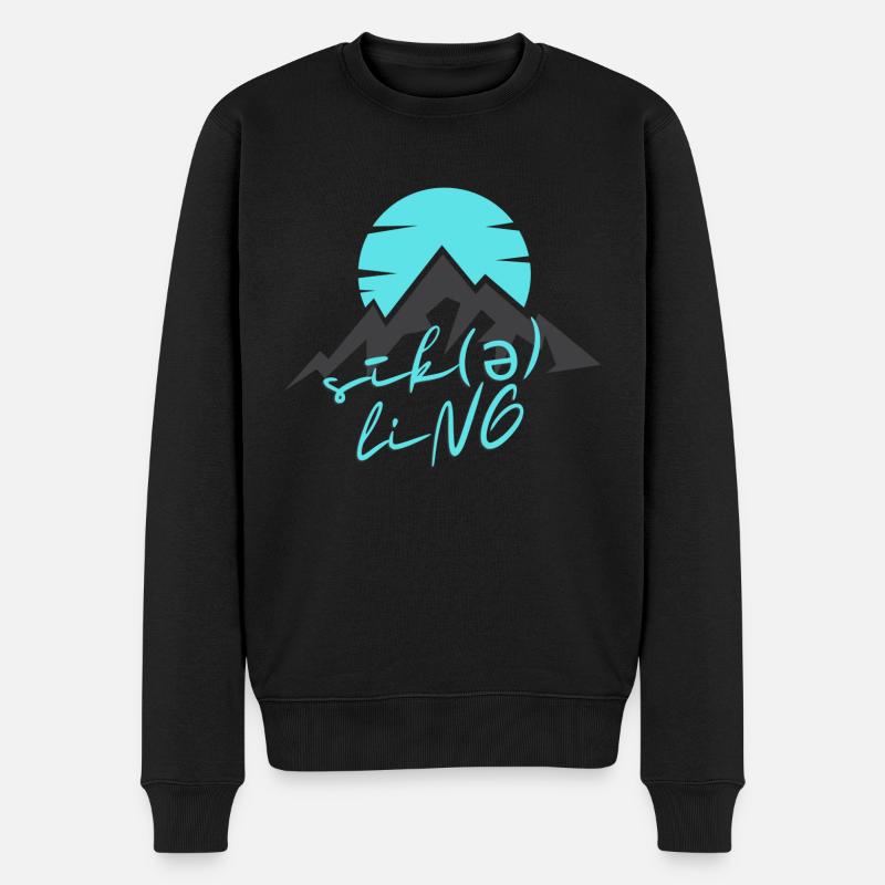 Le cyclisme est une passion - Pull Premium bio Homme - noir