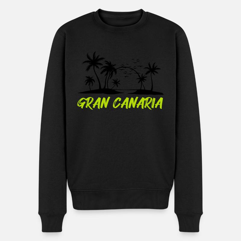 Grande Canarie - Pull Premium bio Homme - noir