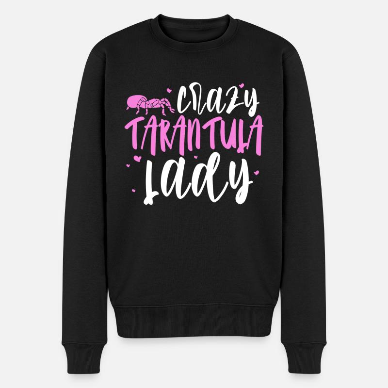 Tarantula Girl - Spider Arachnid Lover Tarantula - Männer Premium Bio Pullover - Schwarz