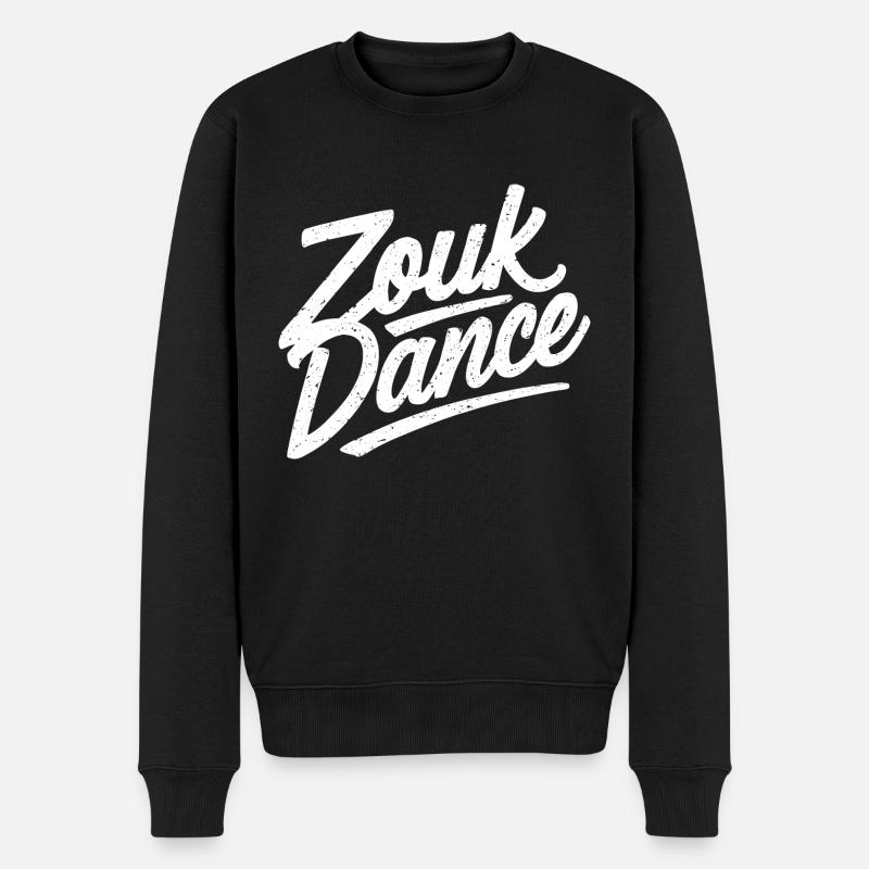 Zouk Dance Gift - Men's Premium Organic Jumper - black