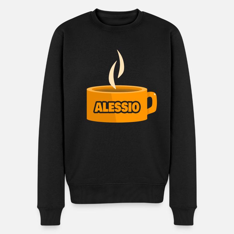 Cadeau pour Alessio - Pull Premium bio Homme - noir