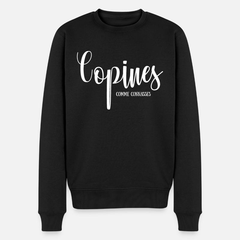 copines comme connasses - Pull Premium bio Homme - noir