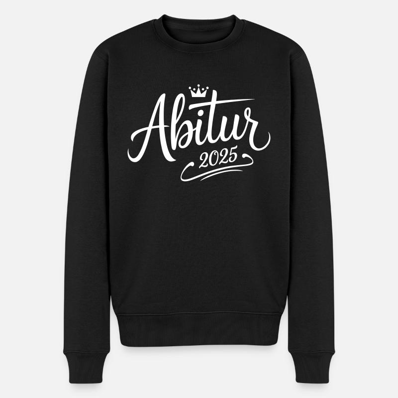 Abitur 2025 - Männer Premium Bio Pullover - Schwarz