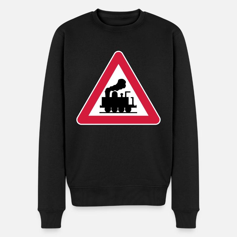 Prudence ferroviaire - Pull Premium bio Homme - noir
