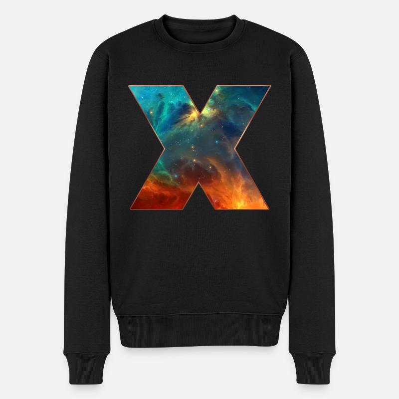 Space X, cosmos, universe, space, galaxy - Pull Premium bio Homme - noir