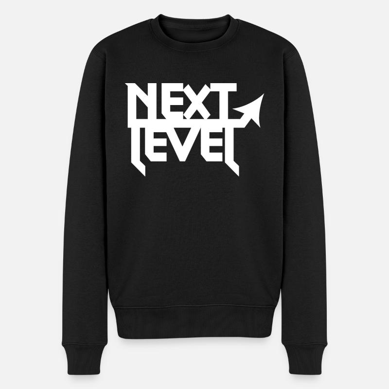 next level w - Pull Premium bio Homme - noir