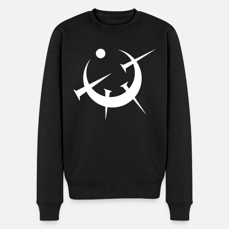 Sturmlichtarchiv - Männer Premium Bio Pullover - Schwarz