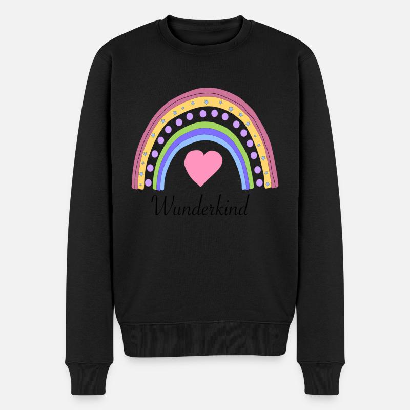 wunderkind - Männer Premium Bio Pullover - Schwarz