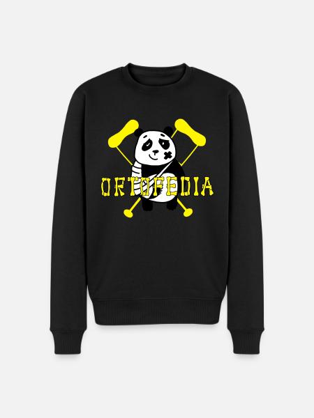 Panda Orthopedics - Men's Premium Organic Jumper - black
