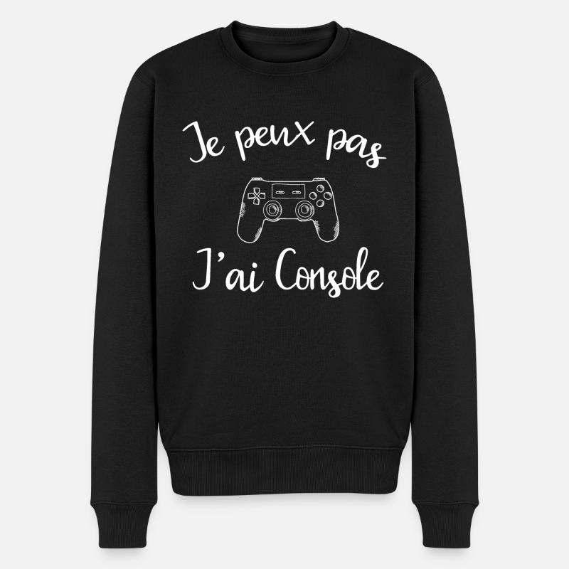 Je Peux Pas J'ai Console - Pull Premium bio Homme - noir