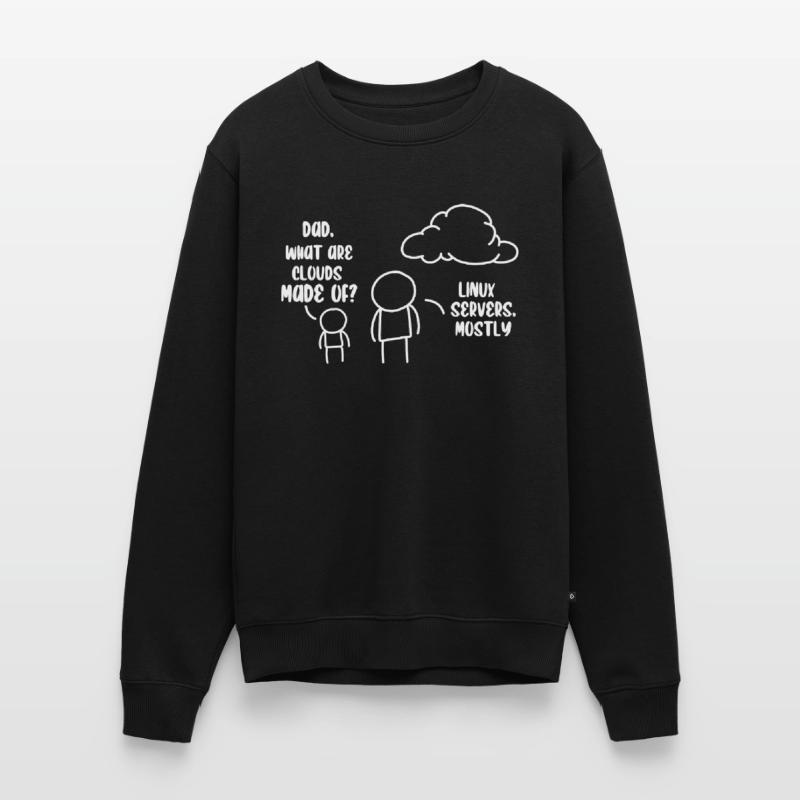 Cloud Storage Data Server Information Technology Men's Premium Organic Jumper