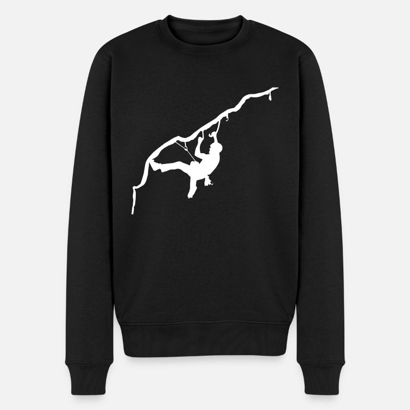 escalade sur glace mixte - Pull Premium bio Homme - noir